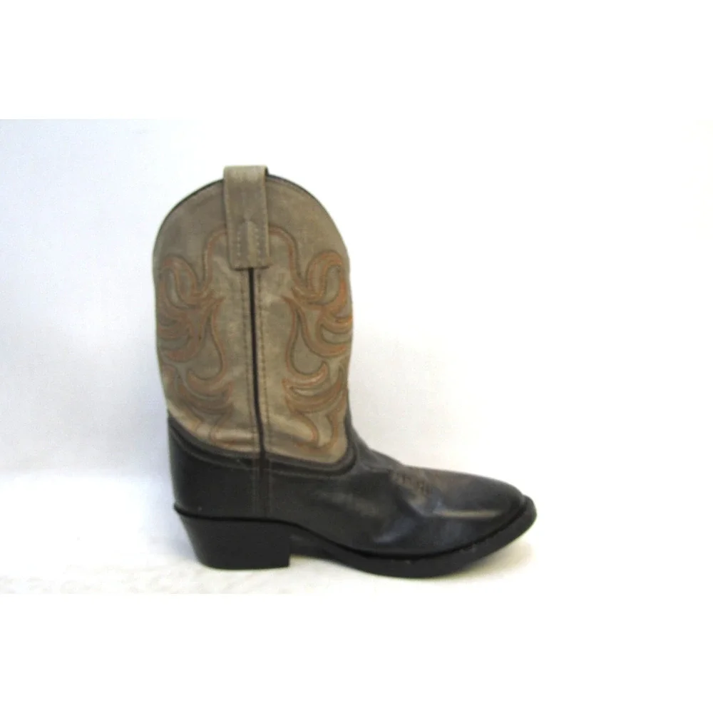 Smoky Mountain Youth Size 3 M Two Tone Brown Western Cowboy Boots